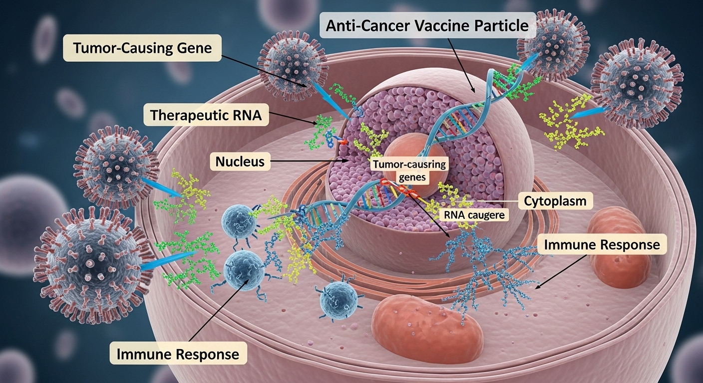 Terapi RNA dan Vaksin Anti-Kanker: Menarget Gen Penyebab Tumor dari Dalam Sel